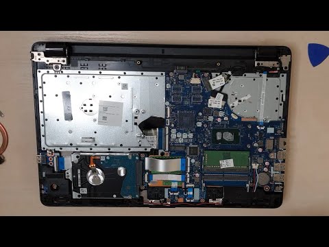 Видео: HP 250 G6, 255 G6, 15-RA, 15-BW, 15-BS, 15-BR Disassembly and cleaning / thermal paste replacement