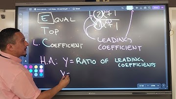 2.12 - Rationals - How to find a Horizontal Asymptote (BOBO, BOTN and BETC)