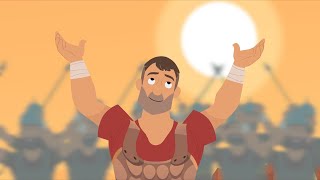 Video thumbnail of "Joshua and the Battle of Jericho - Animated, with Lyrics"