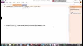 Graph Transformations - Practice Problems
