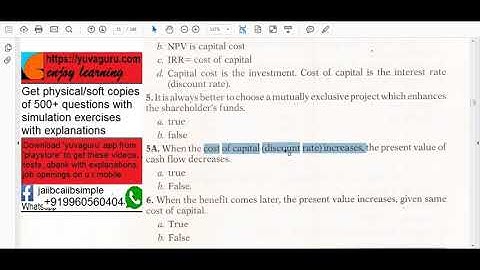 Jaiib Caiib ABM BFM Financial Statements 20 by Vishal Mantri +919960560404