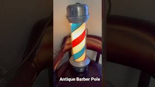Antique Marvy #55 Barber Pole (stain on top of rotating banner)