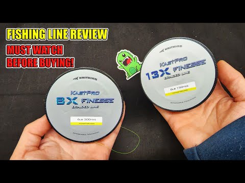 KastKing KastPro 8x 13X Finesse Braided Line Review - Bad for Ultralight  BFS and Spinning? 