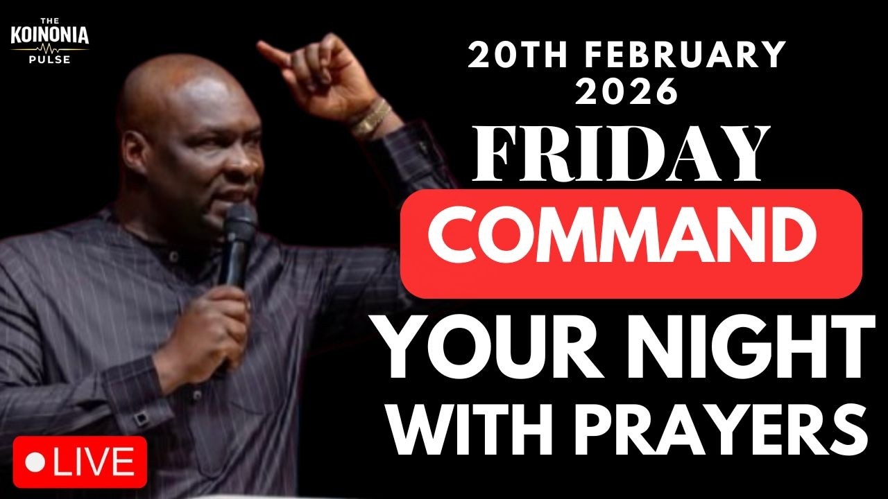 [FRIDAY, 20TH FEBRUARY 2026] SPEAK INTO YOUR NIGHT BEFORE THE ENEMY DOES - APOSTLE JOSHUA SELMAN