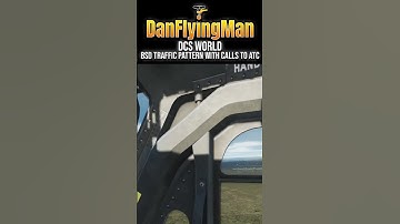 BSD Traffic Pattern with calls to ATC [ Part 02 ] DCS World gameplay | DanFlyingMan #shorts