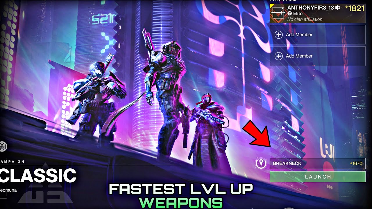 The Fastest and Best Way to Level up Exotic Weapons Catalyst! | Destiny 2 Lightfall