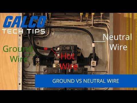 Differences Between Ground and Neutral Wires - A Galco TV Tech Tip