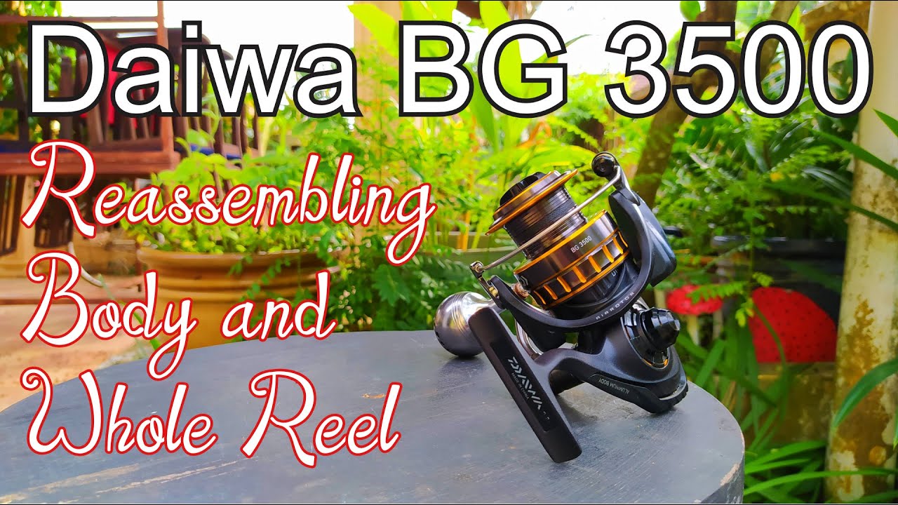 Daiwa BG 3500 - Part 3 Main body and Whole reel Reassembling