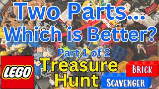 Lego Minifigure Treasure Hunt: Two Parts... Which is Better? Part 1 of 2