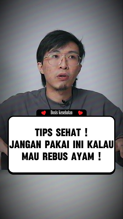 STOP ! HINDARI REBUS AYAM DENGAN CARA INI ! 🤔 #doktertirta #podcast #tipskesehatan #ayam