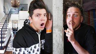 We Built A HIDDEN Secret Room In Our Friends HOUSE!