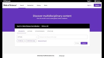 How to Use Web of Science