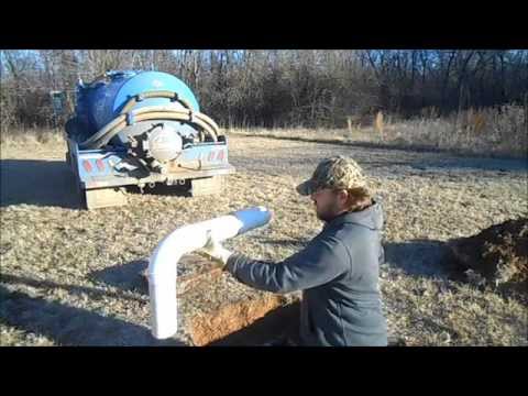 How to remove a concrete septic tank