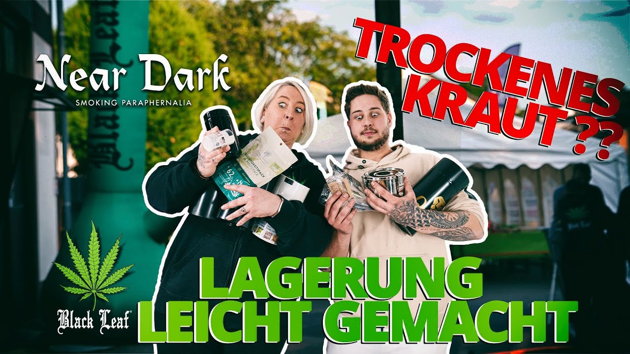 Trockenes Kraut? Lagerung leicht gemacht!🌿🔥 NearDark / Black Leaf