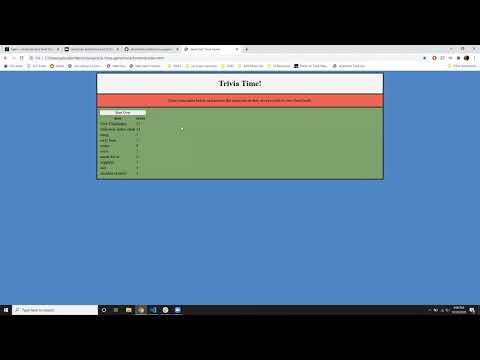 JS Trivia Game - JS Project for Flatiron School
