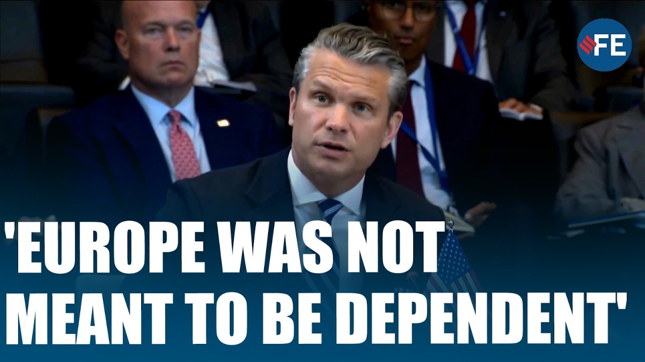 Pete Hegseth EXPLODES At NATO Meet Says 'Europe Was Not Meant To