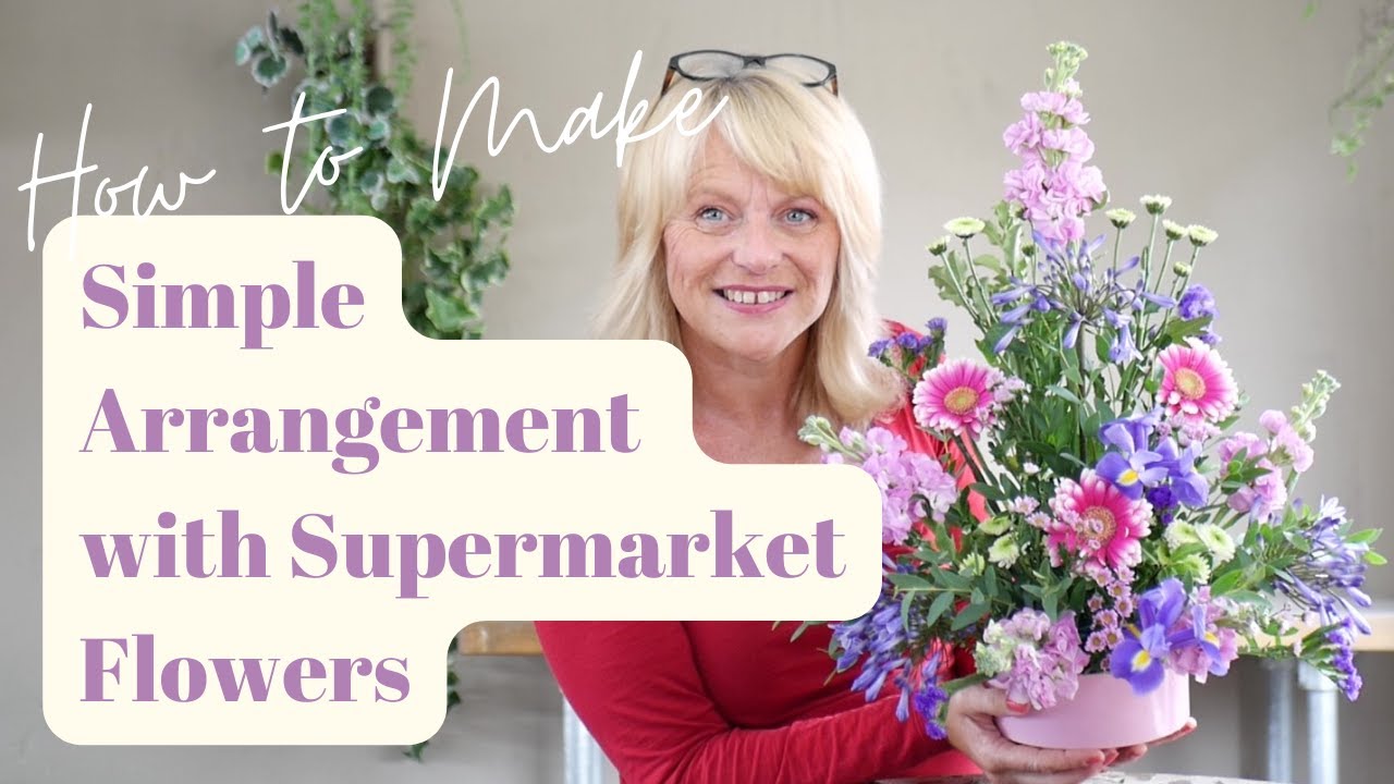 How To Make A Simple Flower Arrangement With Supermarket Flowers HOW how-to-make-a-simple-flower-arrangement-with-supermarket-flowers-how
