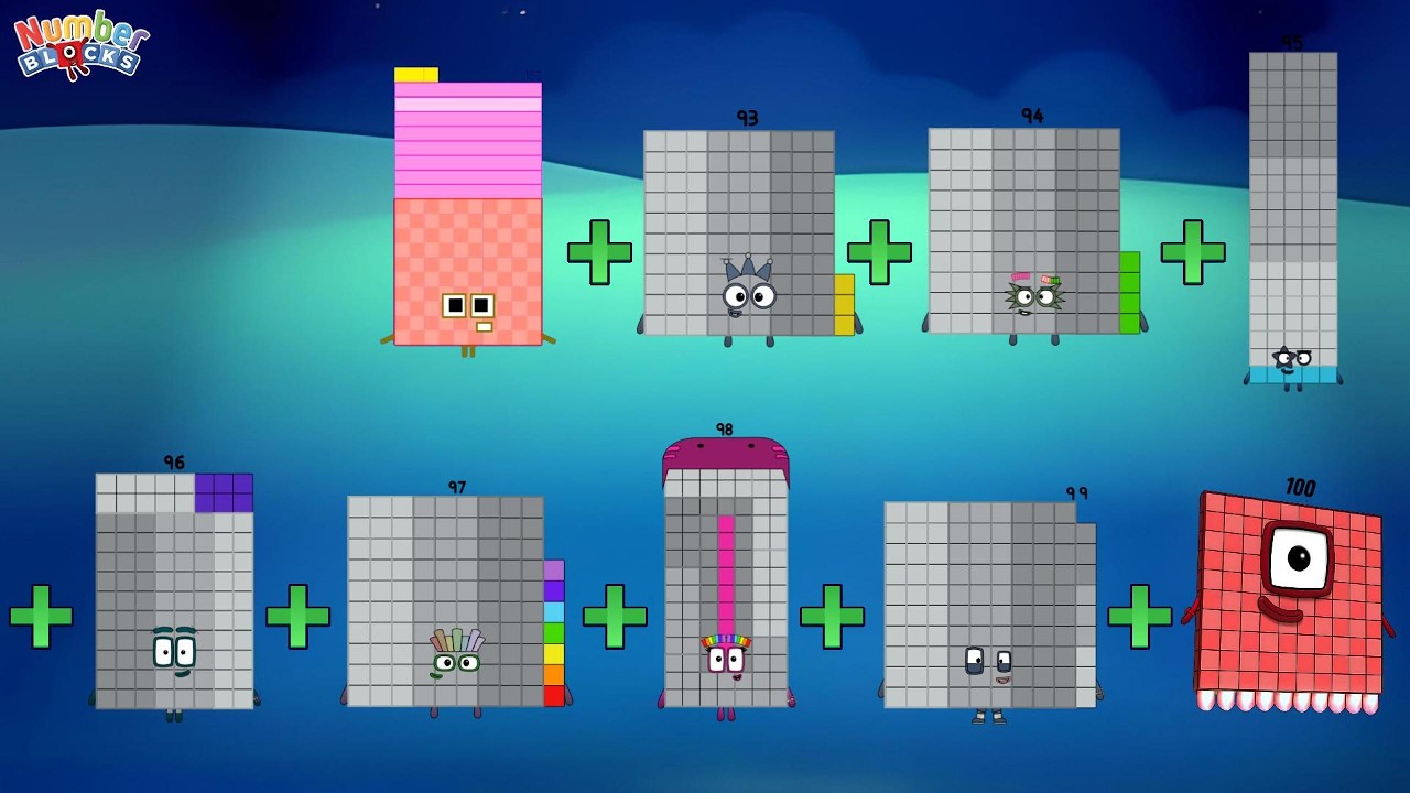 NUMBERBLOCKS ADDITION | ADDITION OF BIG NUMBERS | @ColorArt_id Episode ...