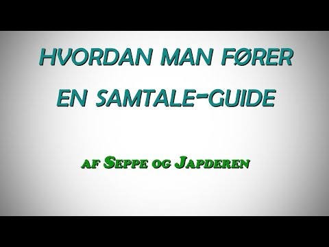 Video: Hvordan Lære å Føre En Samtale