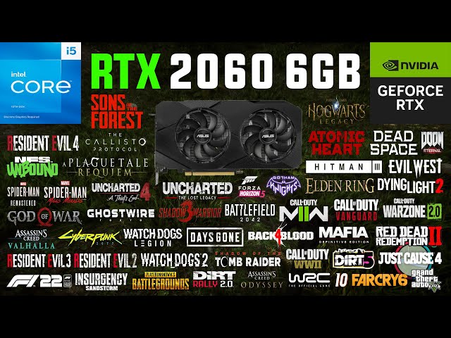 RTX 2060 6GB Test in 50 Games in Early 2023 