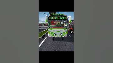 Oneness Kerala Bus Mod In Bus Simulator Indonesia - Bussid Bus Mod - Bussid Car Mod - Bussid