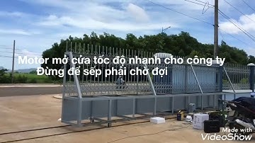 Motor cổng lùa,motor cổng mở tốc độ nhanh,motor cổng benina,lắp đặt motor cổng tự động tại tphcm