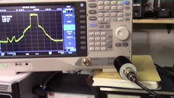 Siglent SSA3021X with Advanced Measuring Kit (AMK) measuring RF properties of a Flex 5000A