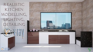 3D MAX VRAY KITCHEN MODELLING, LIGHTING, RENDERING TUTORIAL