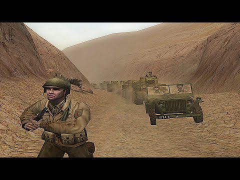 Battle of Kasserine Pass - Tunisia - Call of Duty 2 Big Red One