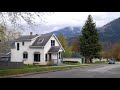 Driving in NELSON, British Columbia, Canada. City Tour. West Kootenays BC. Quaint Town