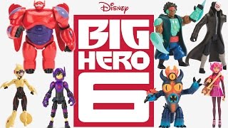 Disney Big Hero 6 Complete Set Action Figures Hiro Baymax Fred And More