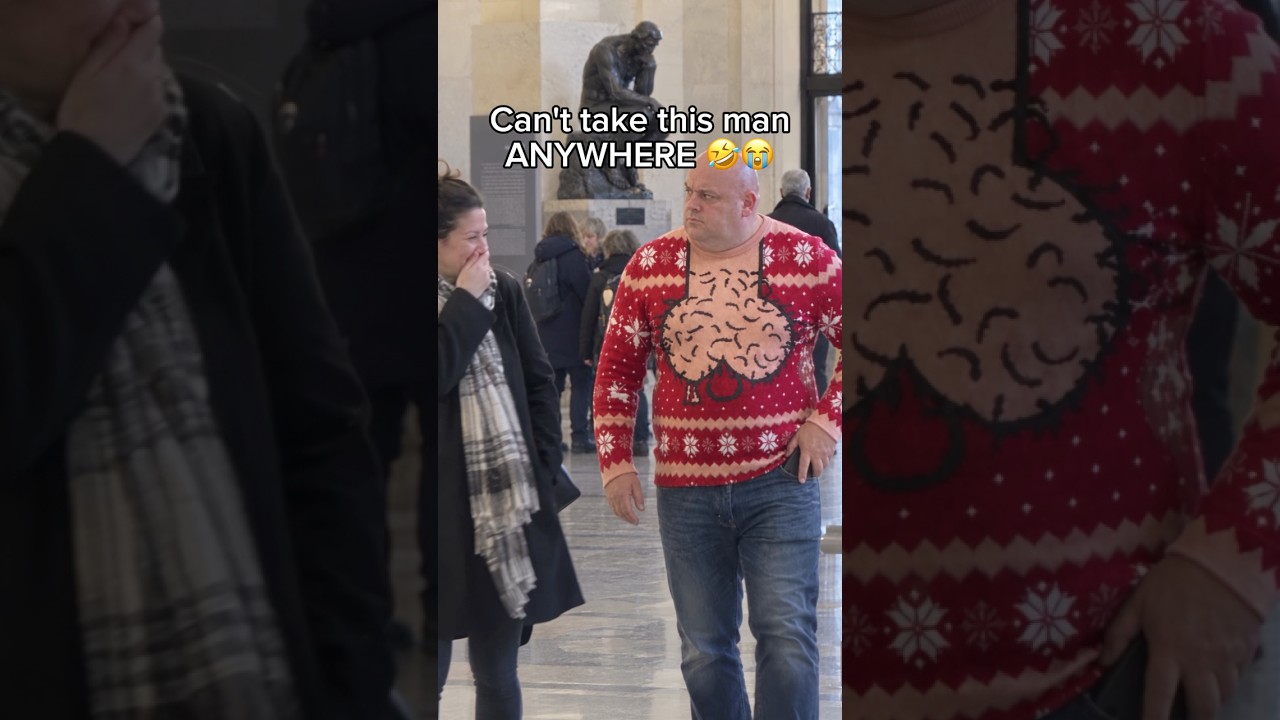 OMG he actually wore it 🤣 #hilarious #funny #humor #prank