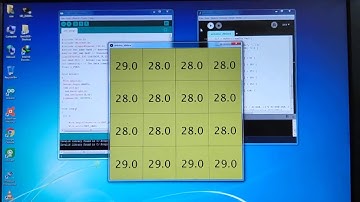 Arduino based  Human Body Temperature Detecting sensor  Omron D6T-44L-06.