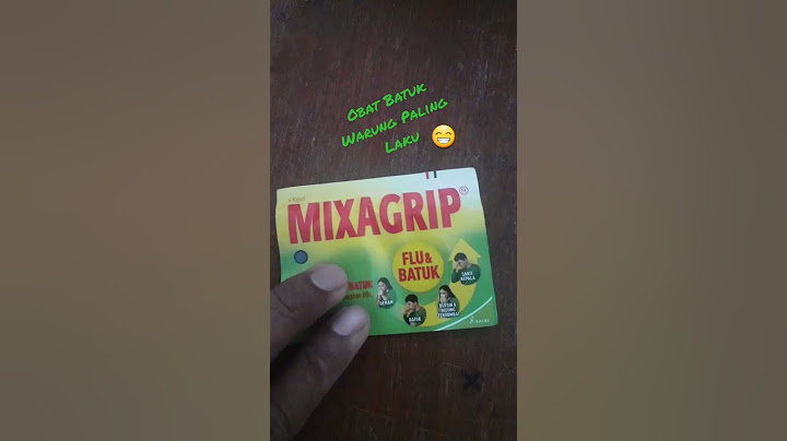 Obat Batuk Warung