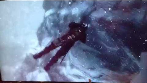 Skyrim horse on highest point in game and base jump