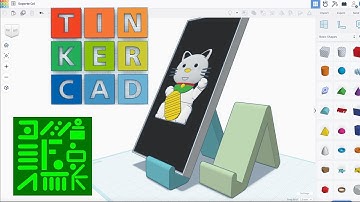 Easy Cell Phone Stand in Tinkercad | 3D Printing