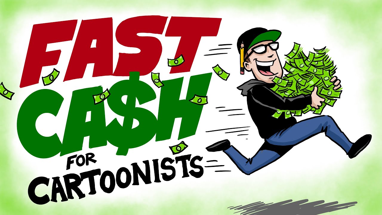 The Fastest Way to Make Money as a Cartoonist - YouTube