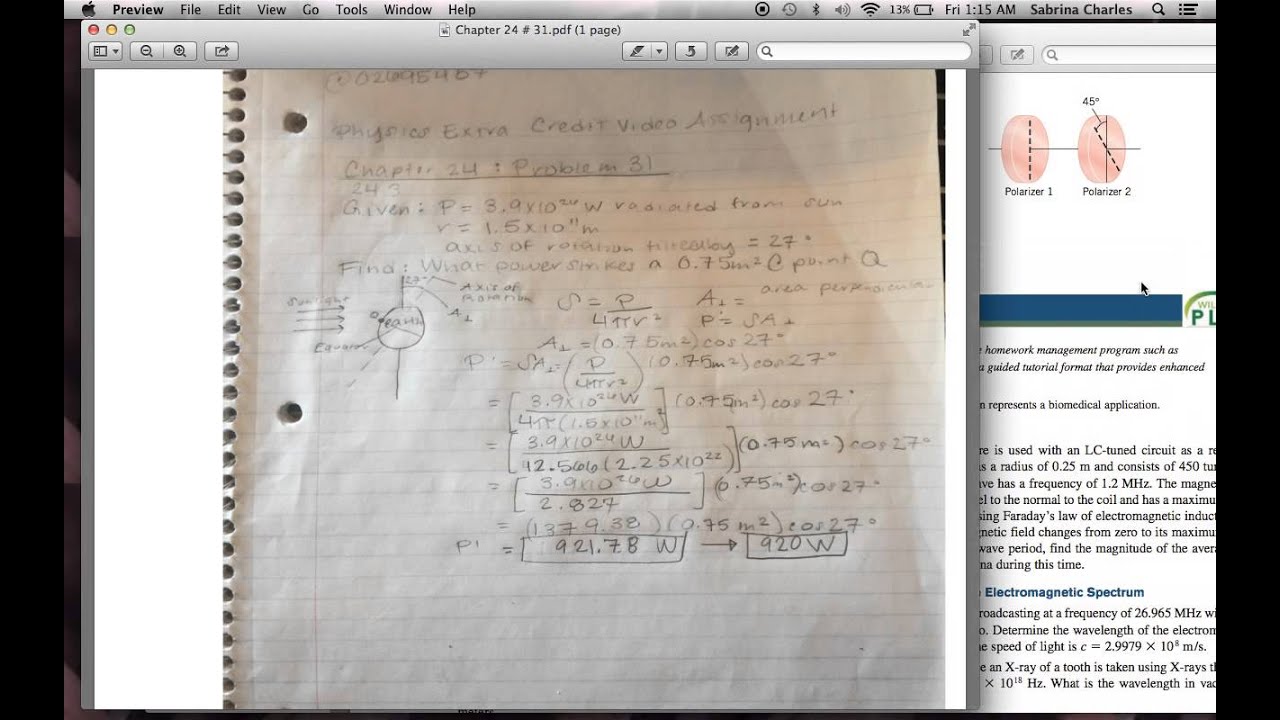 Chapter 24 Problem 31 Video - YouTube
