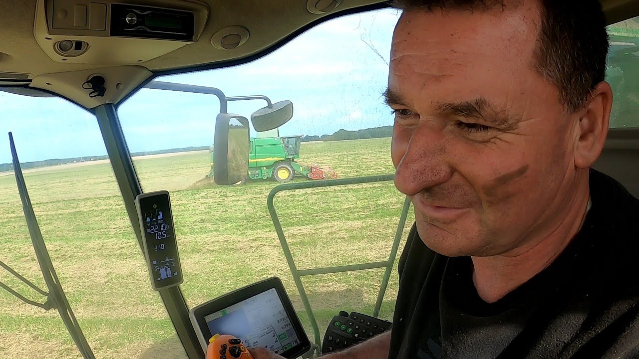 Żniwa na BIS Drugi raz trawa urodziła John Deere WTS 9660i W660i