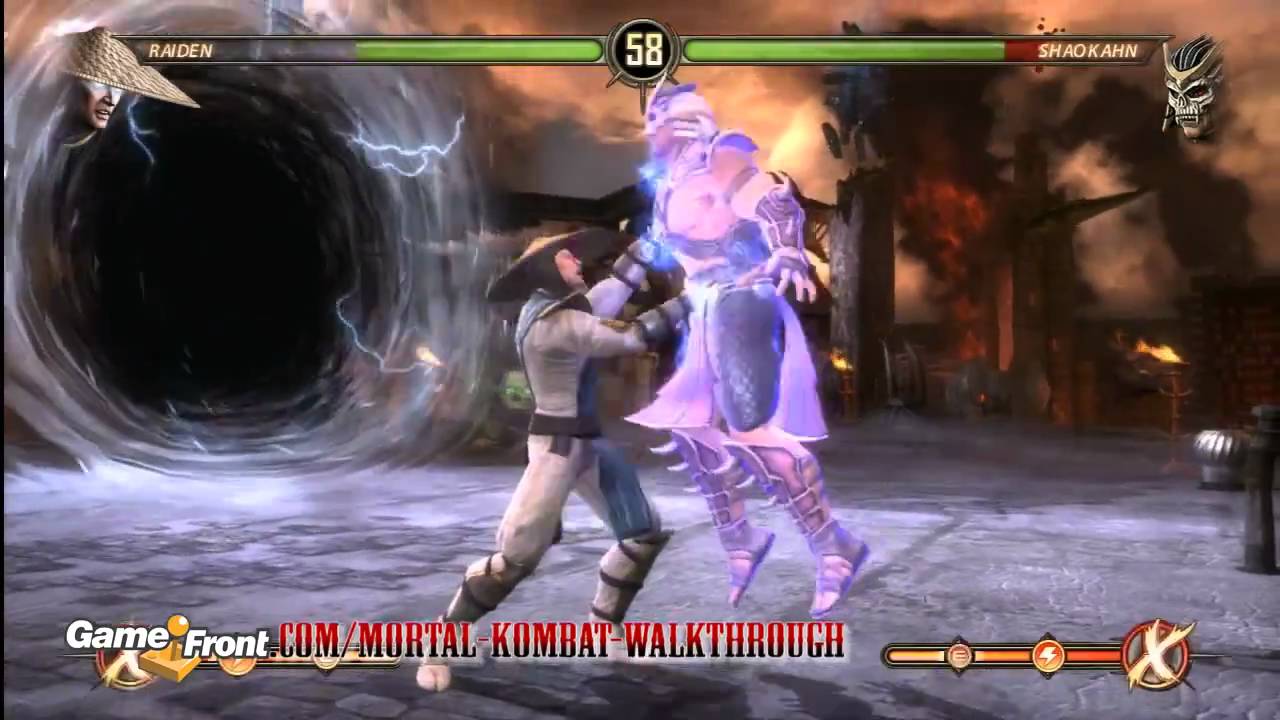 Mortal Kombat (2011) Defeating Shao Kahn Story Strategy Guide (Normal Mode) - YouTube