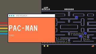 Pac-Man (1983) [C64] - RetroArch with VICE x64sc, accurate