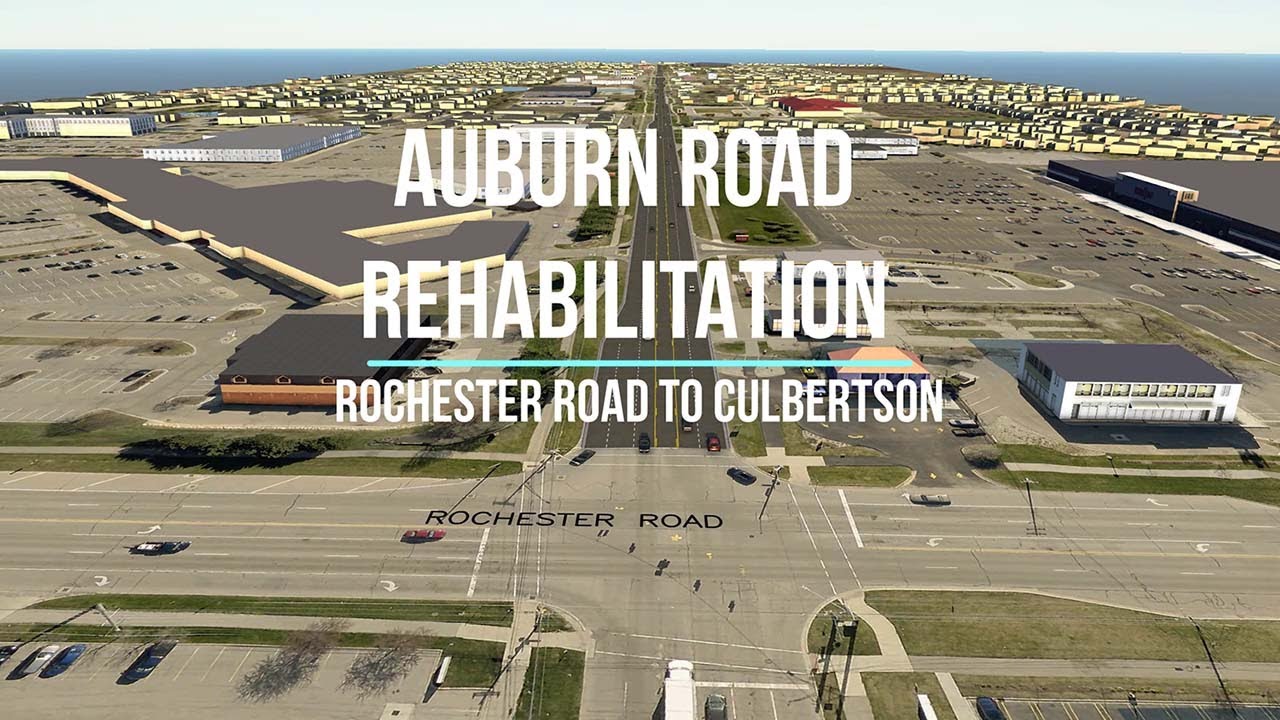 Auburn Road Rehabilitation Rochester Road to Culbertson YouTube
