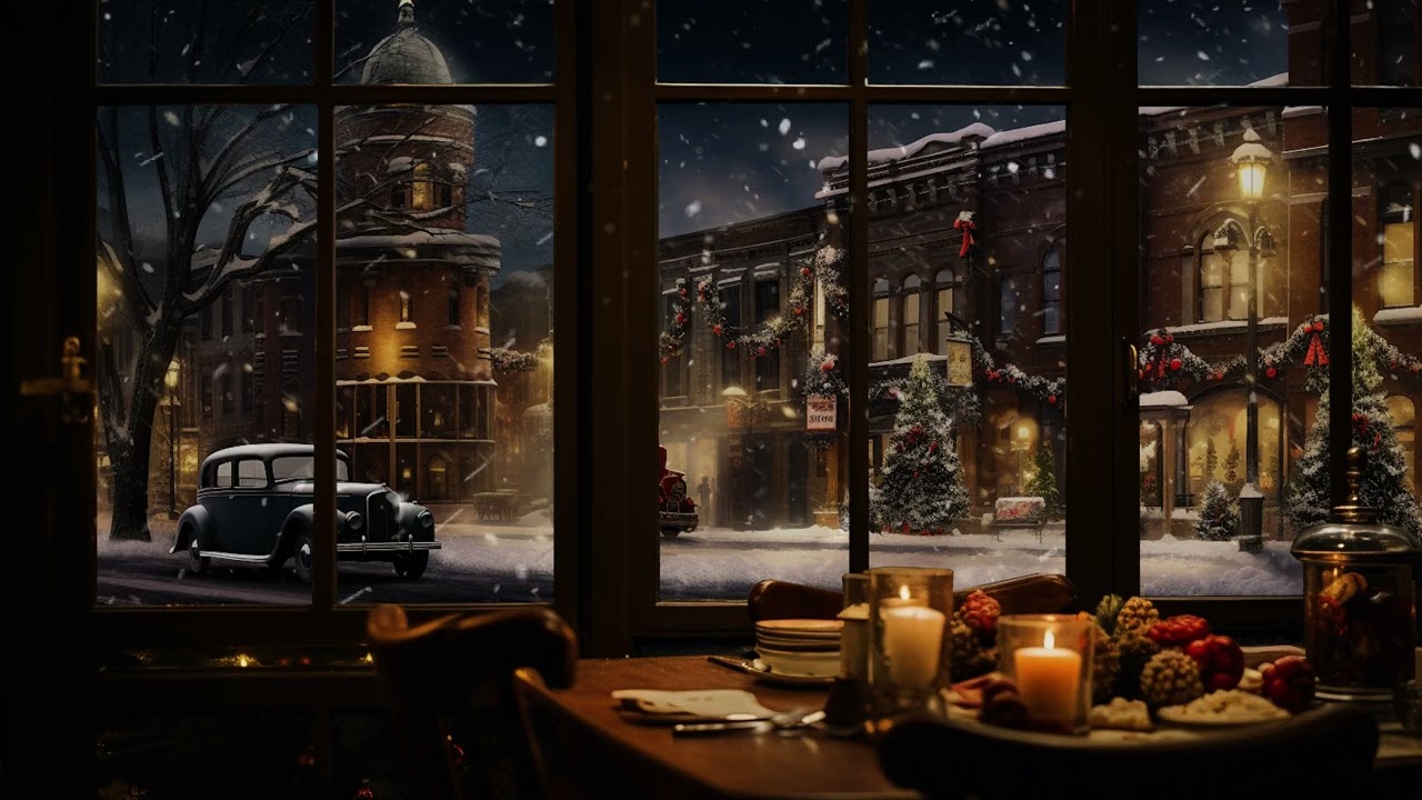 Snug Winter Ambience with Fireplace Sounds and Blizzard for Complete Relaxation