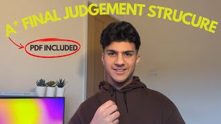 How to write an A* Final Judgment (Last Paragraph) in Economics