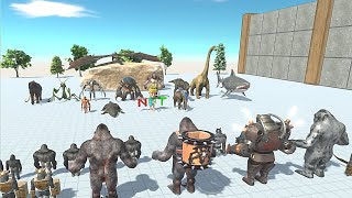 ALL BOSS VS 4X FACTION - Animal Revolt Battle Simulator