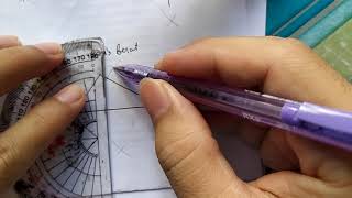 MELUKIS GARIS BERAT PADA SEGITIGA #part1