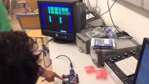BreakOut Game using PmodJSTK and FPGA Basys2