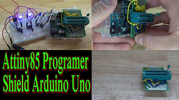 Attiny85 Programmer Shield For Arduino Uno