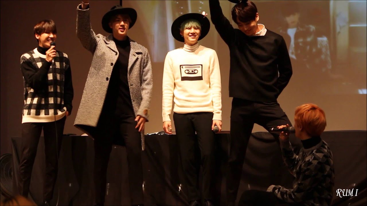 160102 BTS 방탄소년단 명동 팬사인회②