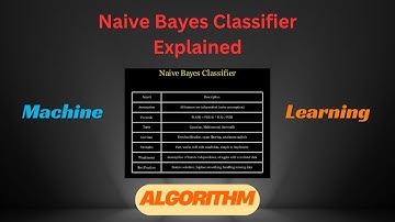 Naive Bayes Machine Learning Algorithm Explained !